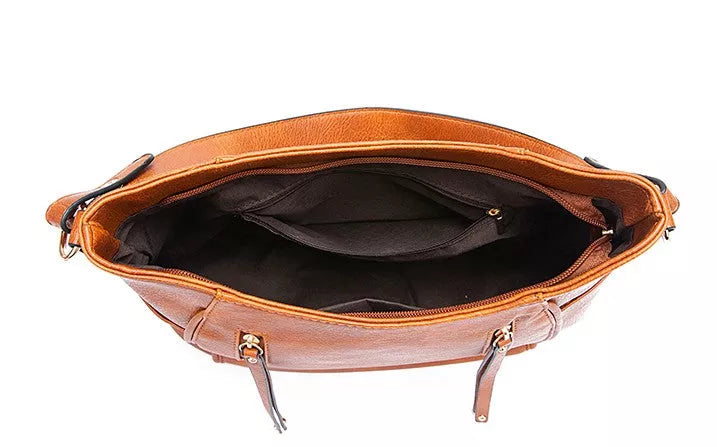 Georgia - Stylish vintage leather bag