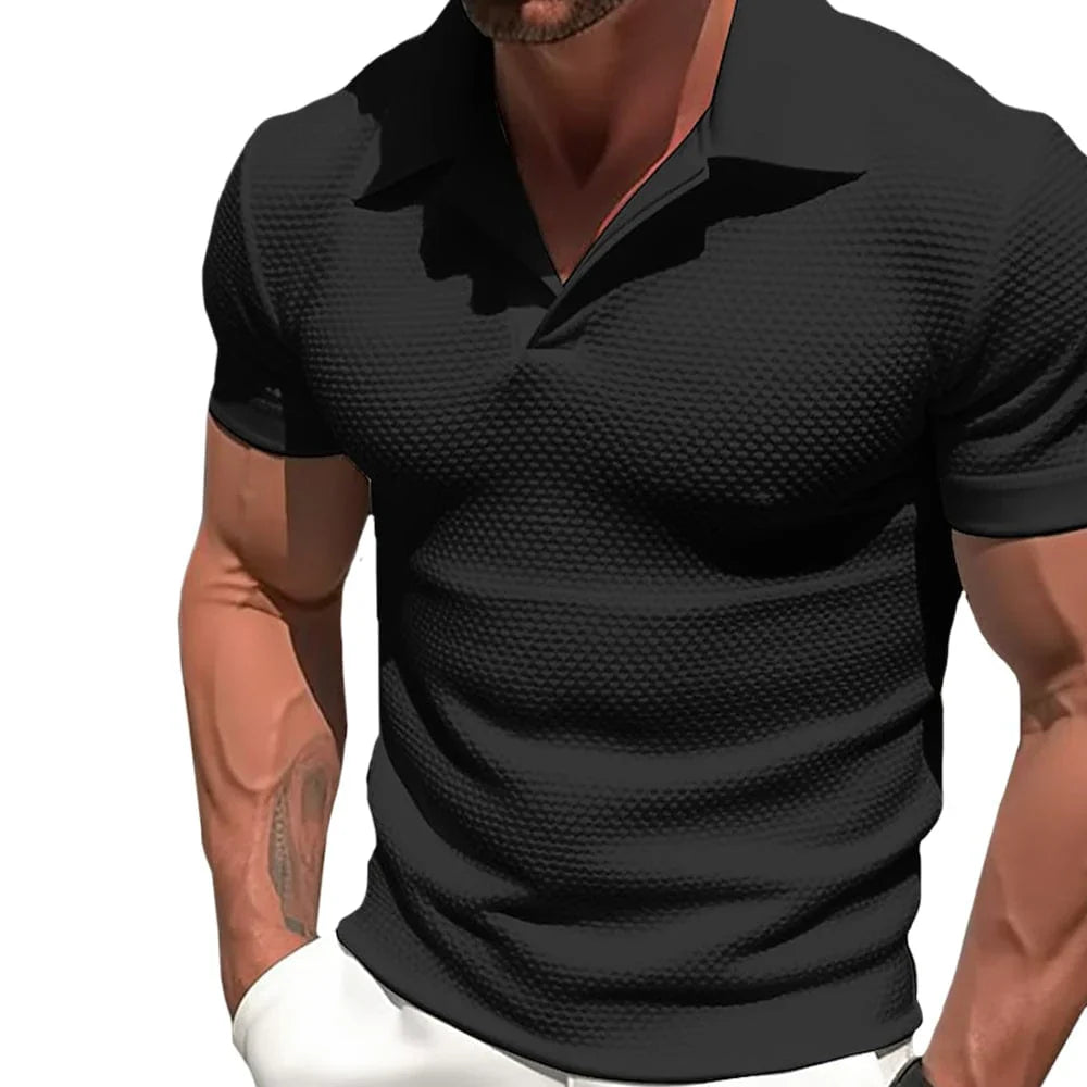 Jackson™ | Slim Fit Elastic and Breathable Polo Shirt