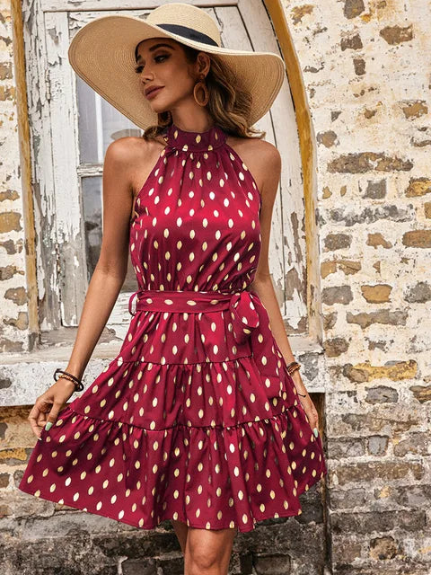 Gina - Dotted Design Dress