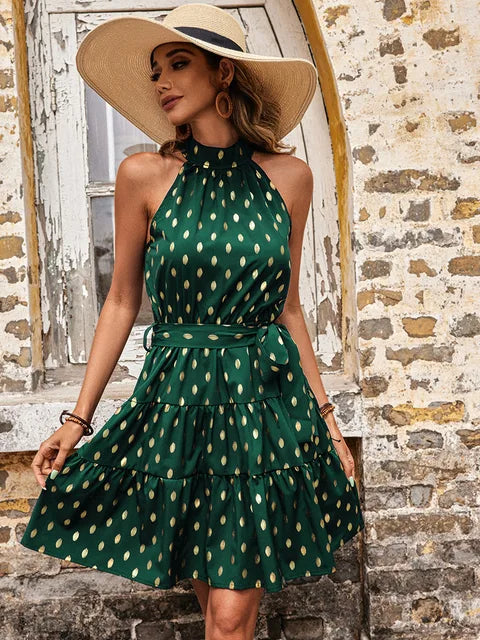 Gina - Dotted Design Dress