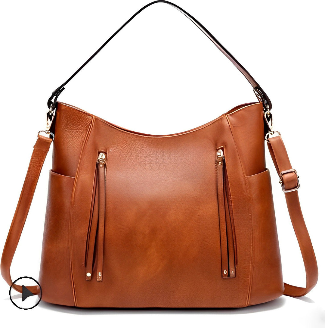 Georgia - Stylish vintage leather bag