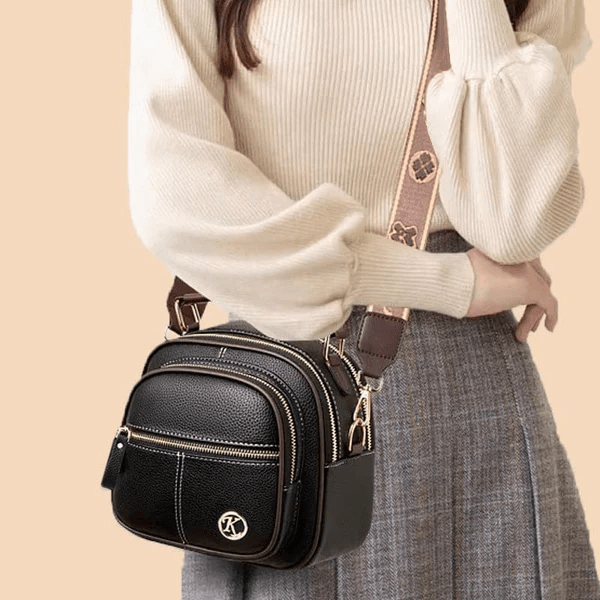 Molly - Stylish leather bag with shoulder strap