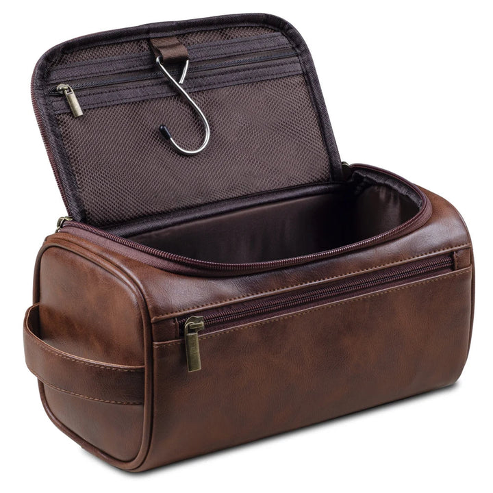 Nolan™ | Premium Leather toiletry bag