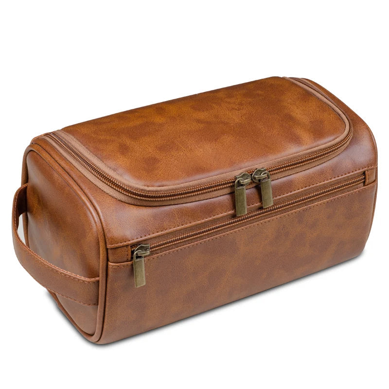 Nolan™ | Premium Leather toiletry bag