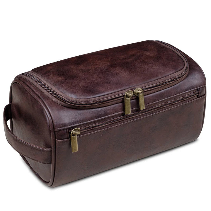 Nolan™ | Premium Leather toiletry bag